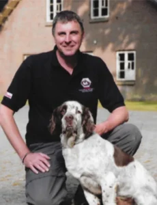 Phil Robson with Benji